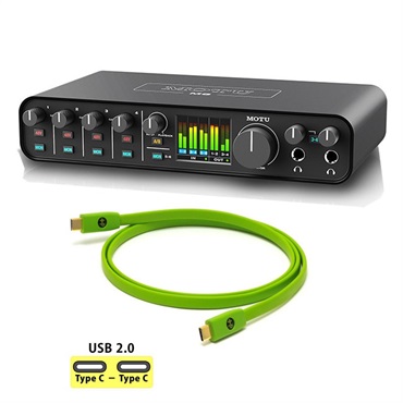 MOTU M4 + OYAIDE製高品質USBケーブルセット (Type C to C 1.0m)(USB-C