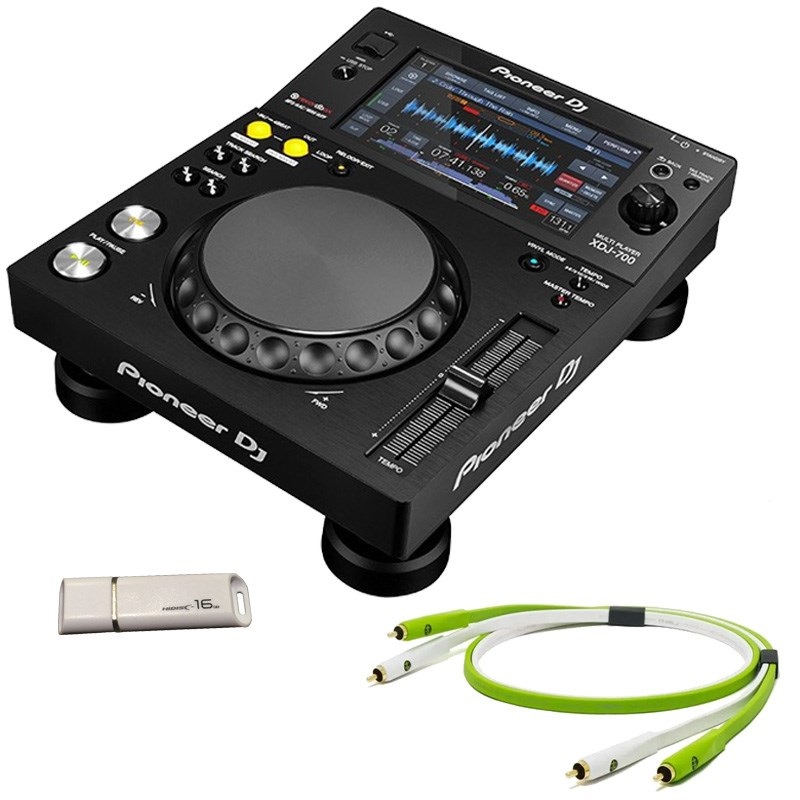 Pioneer DJ XDJ-700 + OYAIDE製 高品質RCAケーブル SET 【今なら16GB