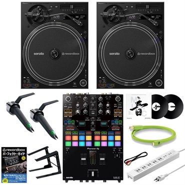 Pioneer DJ PLX-CRSS12 + DJM-S11 スクラッチDJ必需品10点セット