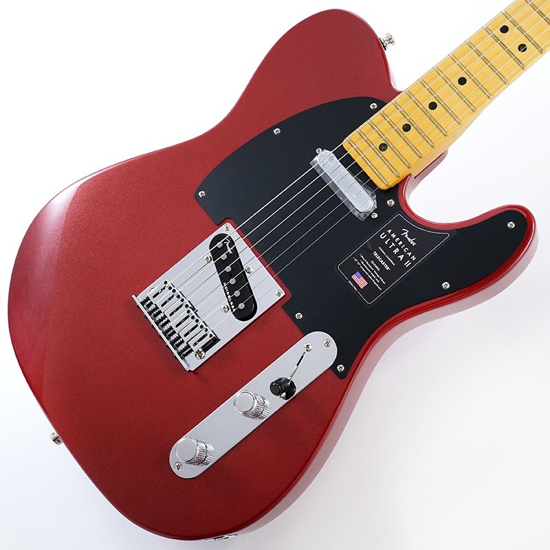 Fender USA American Ultra II Telecaster (Sinister Red/Maple
