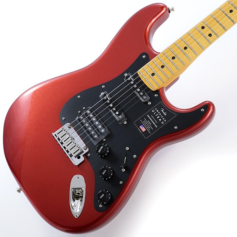 Fender USA American Ultra II Stratocaster HSS (Sinister Red/Maple