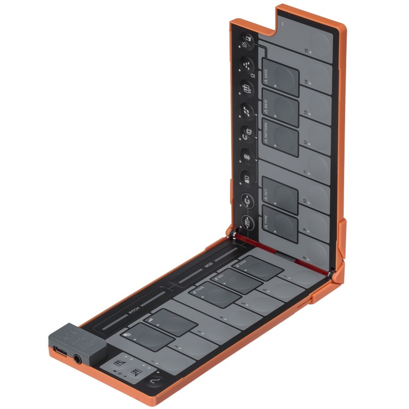 KORG NANOKEY FOLD LO(ラヴァオレンジ)(折り畳み型コンパクト