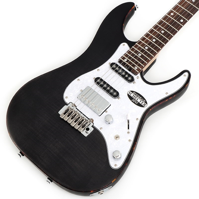 SCHECTER OL-SD-SSH-24-AL-VTR-FM (Satin See-Thru Black/Rosewood