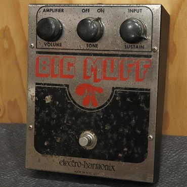 Electro Harmonix VINTAGE Big Muff Pi Version 3 OFF-ON Switch Black
