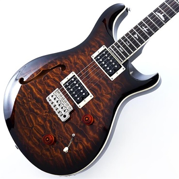 P.R.S. USED 中古 SE Custom 22 Semi-Hollow Quilt (Black Gold