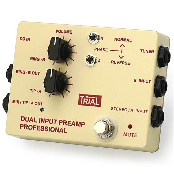 TRIAL DUAL INPUT PREAMP PROFFESIONAL トライアル ｜イケベ楽器店