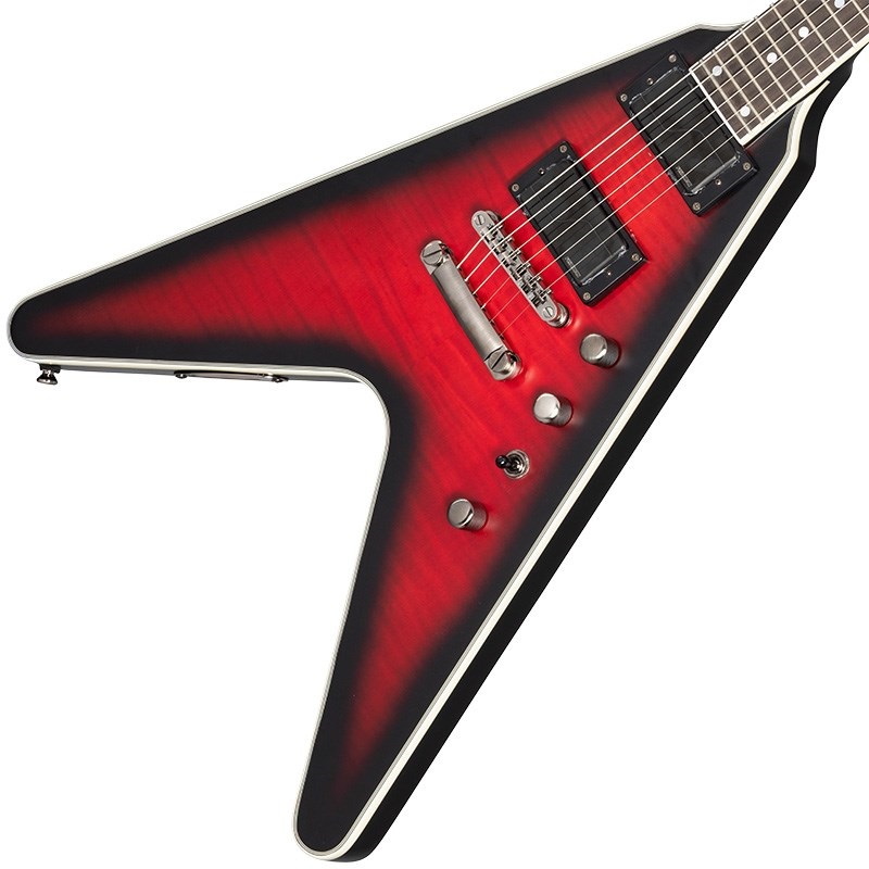 Epiphone Dave Mustaine Prophecy Flying V Figured (Aged Dark Red