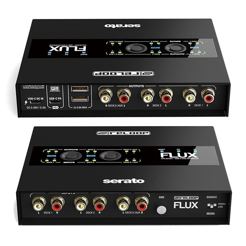 reloop FLUX 【無償版Serato DJ Pro対応オーディオインターフェース