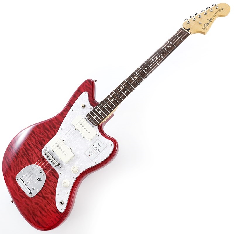 Fender Made in Japan 2024 Collection Hybrid II Jazzmaster QMT (Red