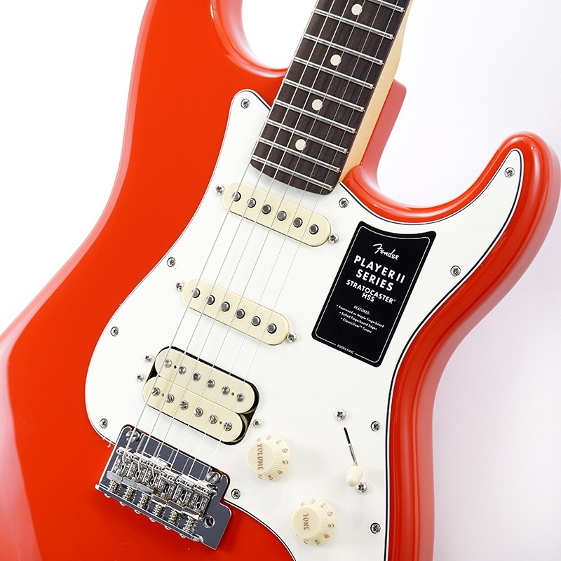 Fender MEX Player II Stratocaster HSS (Coral Red/Rosewood