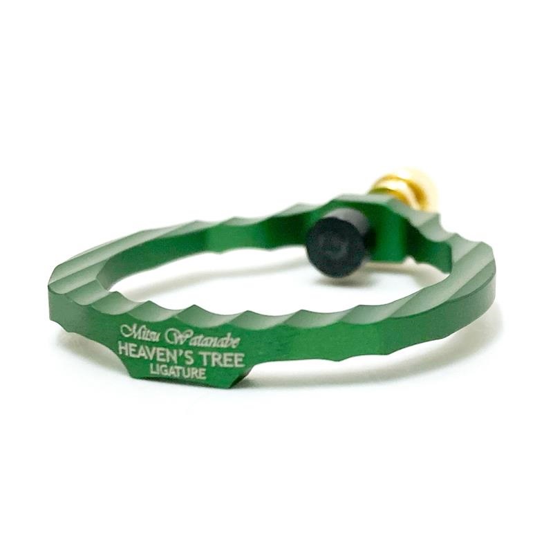 SAXZ 「ミディアム / フォレストグリーン」 サックス用リガチャー