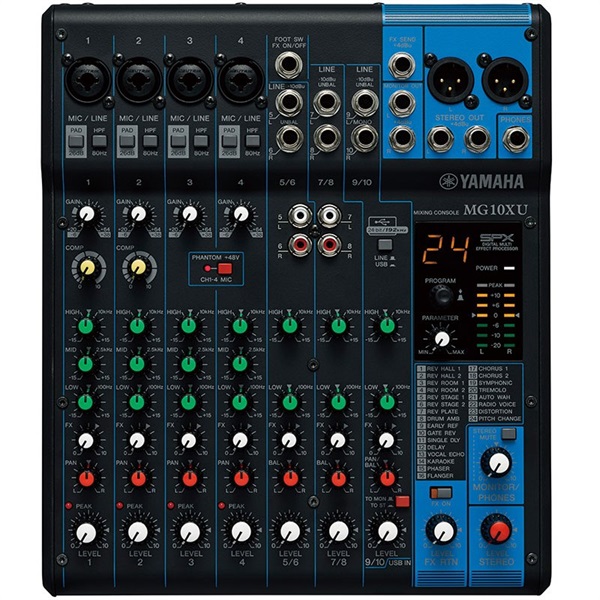 YAMAHA MG10XU 【USB端子内蔵10chアナログミキサー】(ヤマハ) ｜イケベ