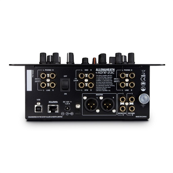 ALLEN&HEATH XONE:23C 【USB端子内蔵2ch DJミキサー】 ｜イケベ楽器店