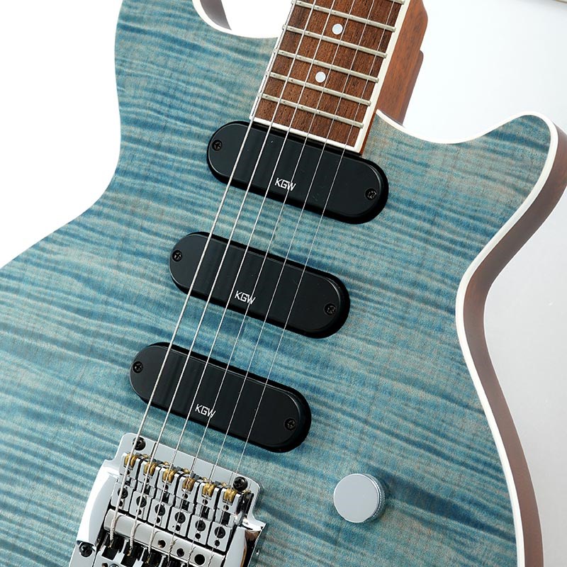 買取実績】Kz Guitar Works Kz One Semi-Hollow 5A Flame Maple 22F