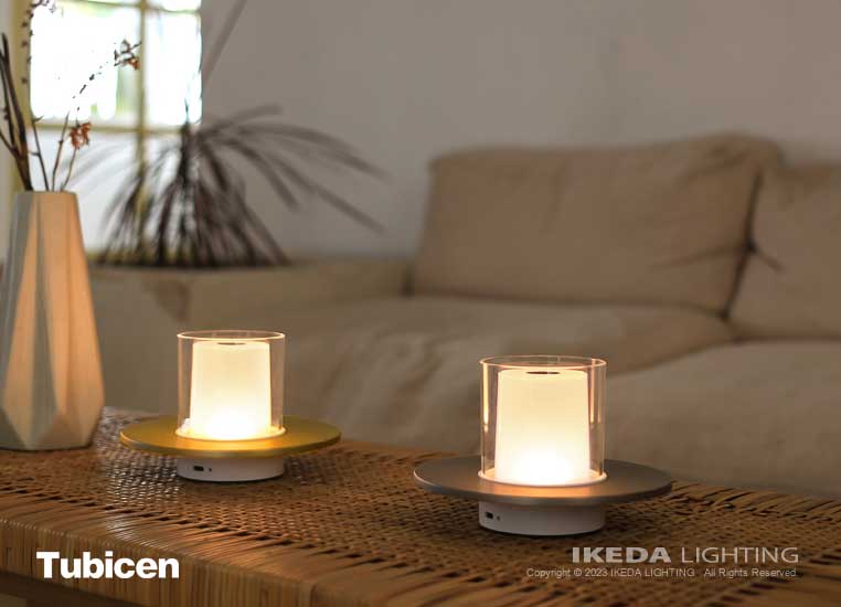 CANDLE キャンドル シルバー ポータブルランプ | Tubicen トゥビセン