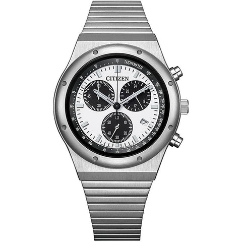Citizen Men's Record Label Eco-Drive 1984 Chronograph Watch AT2541