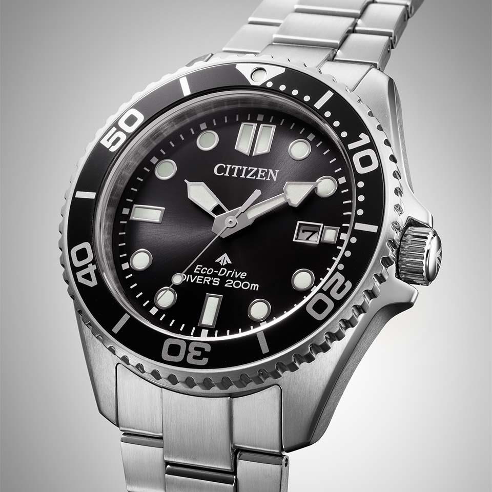 Citizen Men's Watch PROMASTER MARINE Series Solar Eco-Drive Diver