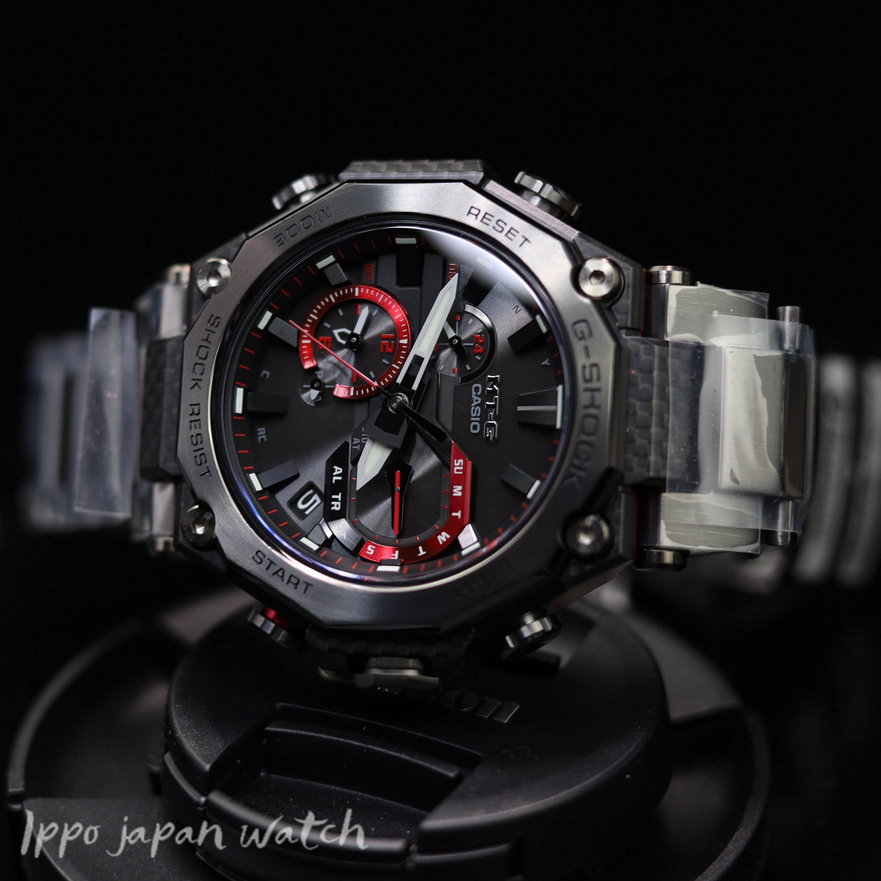 Casio Men's MT-G Dual Core Guard Carbon Bezel MTG-B2000YBD-1AJF