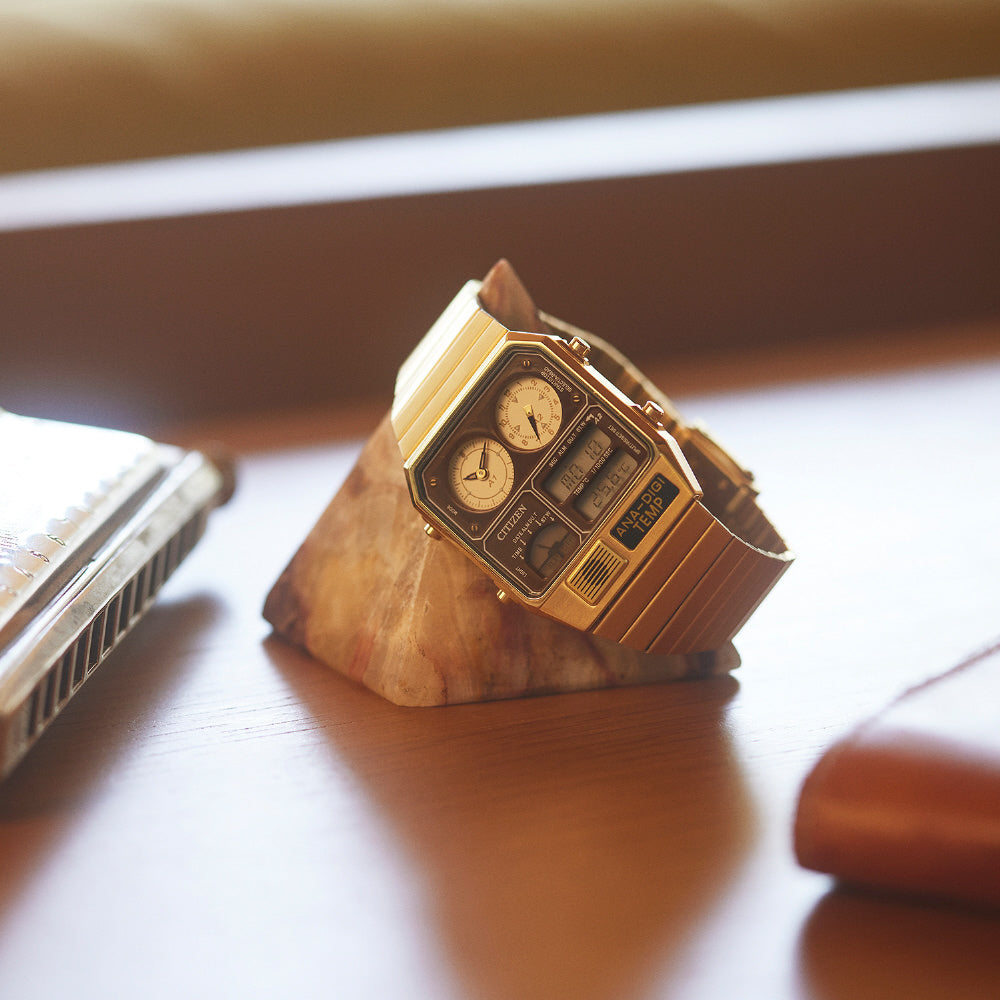 Citizen Men's Record Label Ana-Digi Temp Watch JG2103-72X 特定