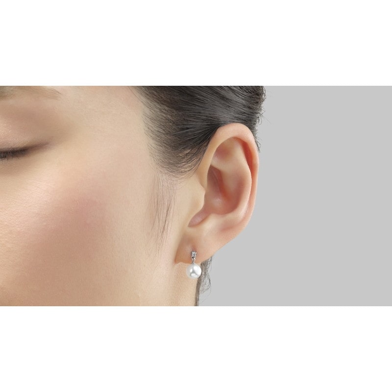 I-PRIMOオンラインショップ |ツキシロ ピアス(ホワイトゴールド