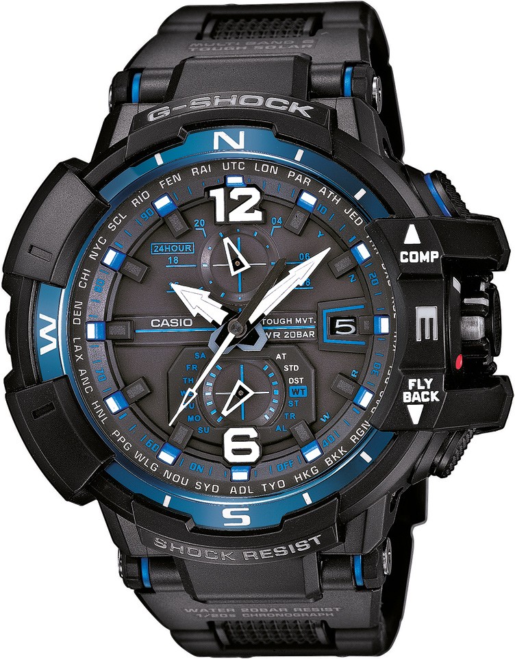 Casio G-Shock GW-A1100FC-1A Sky Cockpit Solar Radio Men Watch