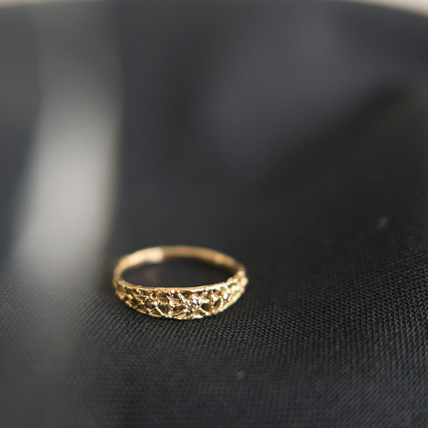 noguchi BIJOUX ノグチブラウンダイヤピンキーリング nn156□ | iroma