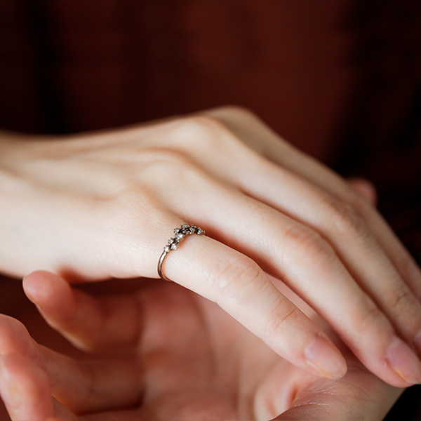 noguchi BIJOUX(ノグチ)K14ダイヤモンドピンキーリング nn1202 | iroma