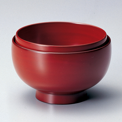 入子椀 古代朱 漆塗り 12-04808 漆器の井助