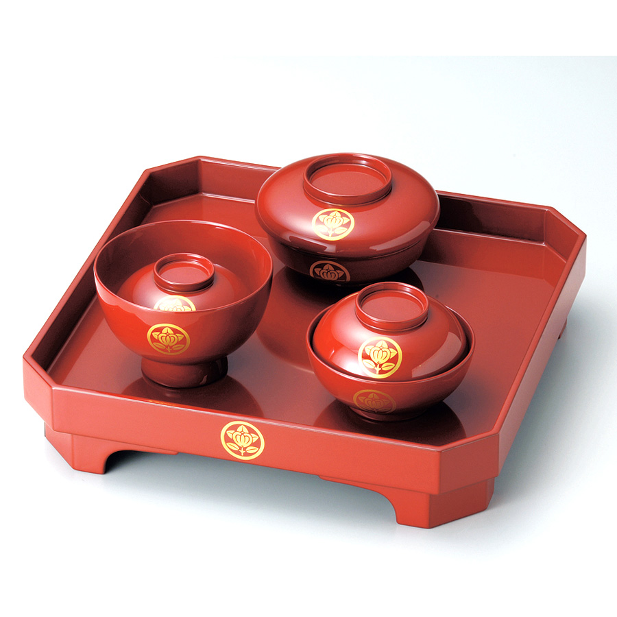 足付きのお膳・箱膳・祝い膳・お食い初め膳｜ランチョンマット・お膳