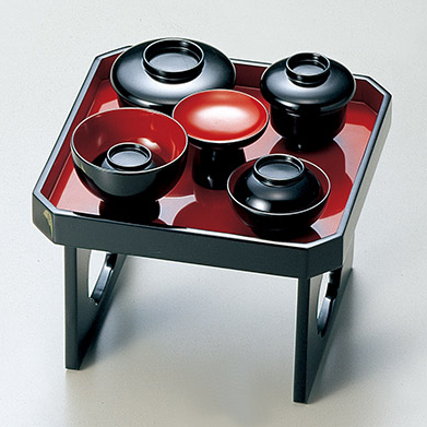 仏具 6.5 膳椀 朱/黒内朱 木製 漆塗り 12-15707/15708 漆器の井助