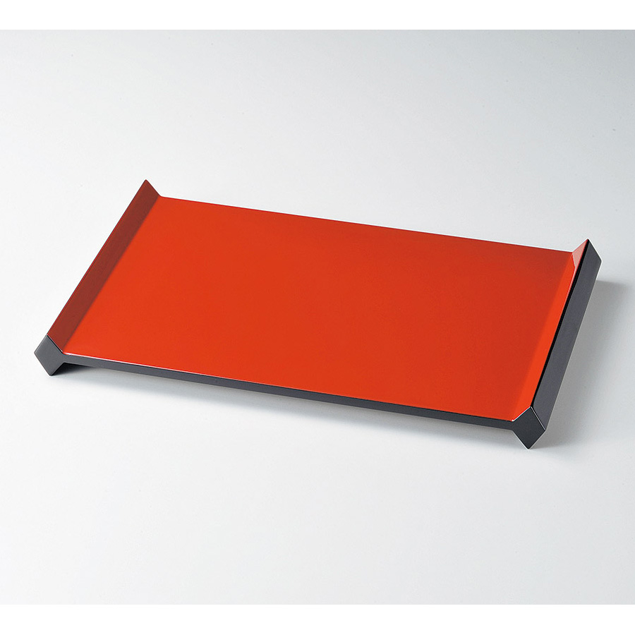 リバーシブル花台(小） 黒・赤 漆塗り・木製 漆器の井助