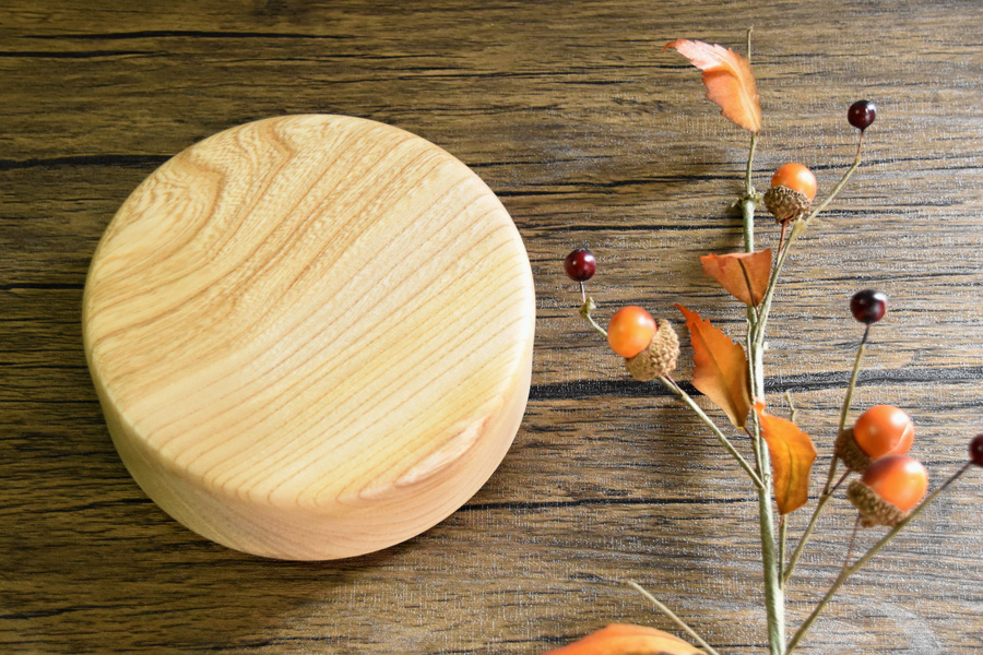 木製丸ランチボックス 木の弁当箱 漆器の井助