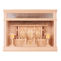 水晶彫刻 観音様 （天然水晶） 木製台付 No.75 | 神棚・神具の製造販売