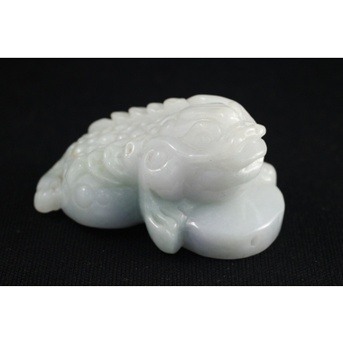 ミャンマー産翡翠銭ガエル置き飾り天然石販売 名取貴石 天然石・国産