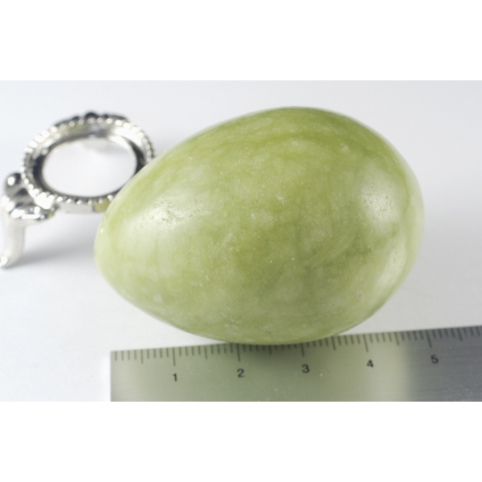 ニュージェイド卵型磨き石87g 天然石販売 名取貴石 天然石・国産