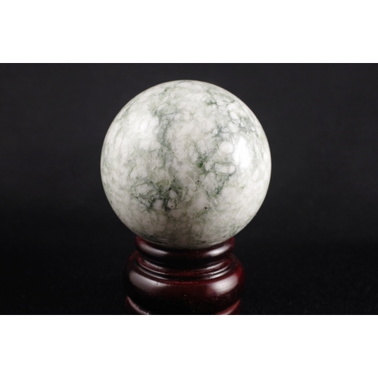 国産！糸魚川翡翠丸玉64．5mm販売 天然石販売 名取貴石 天然石