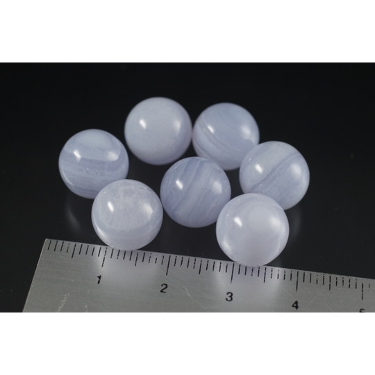 ブルーレースアゲート丸玉 11mm バラ売り 天然石販売 名取貴石