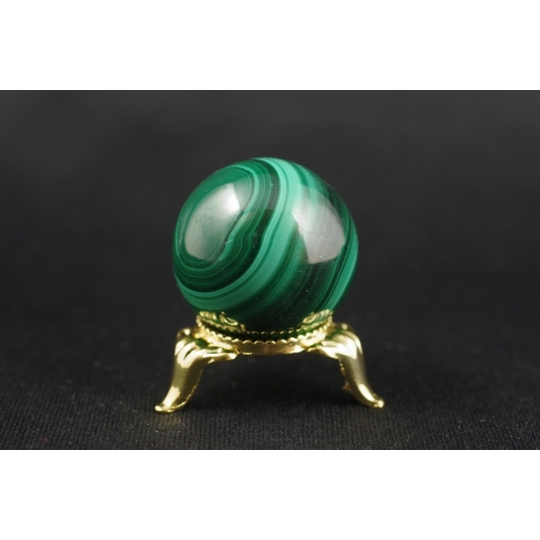 マラカイト(孔雀石)丸玉30mm 天然石販売 名取貴石 天然石・国産