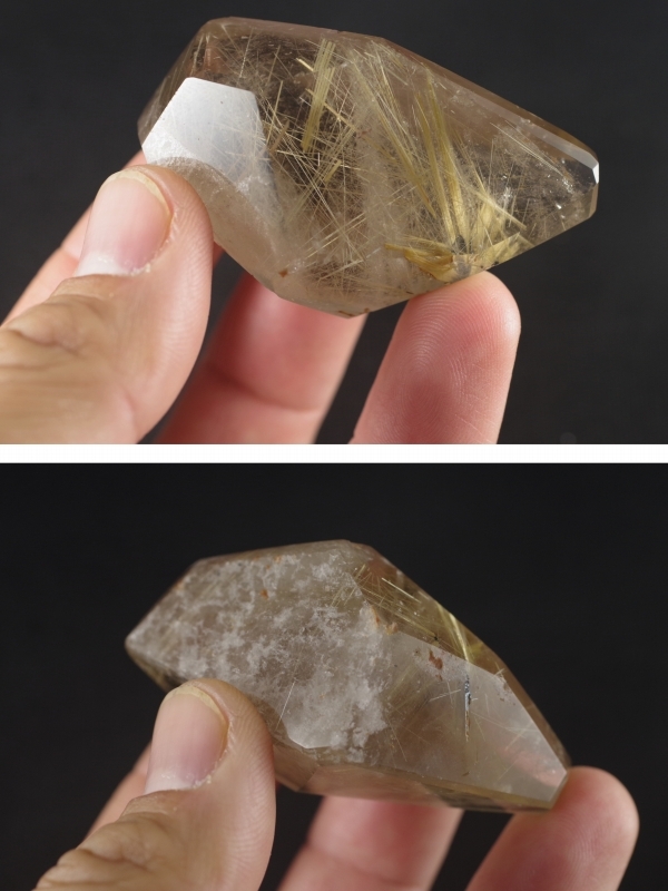 ルチルクォーツ原石磨き69g 天然石販売 名取貴石 天然石・国産原石