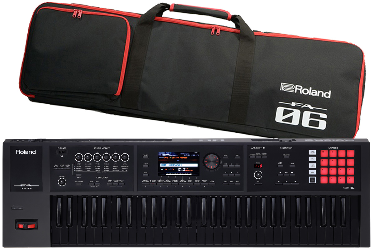 Roland JUNO-DS/FA-06ブラック鍵盤モデル11/30発売予約受付中