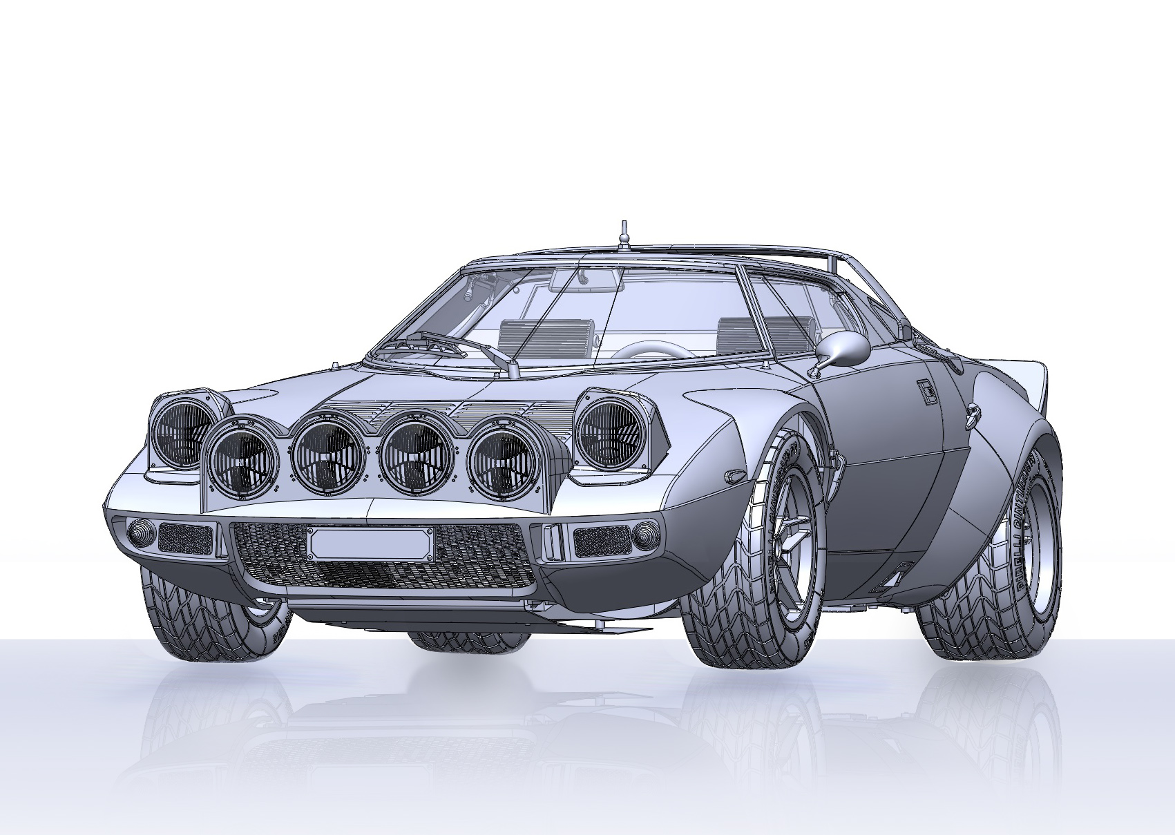 ITALERI - Lancia Stratos HF Gr.4 Montecarlo 1977 1:12 scale