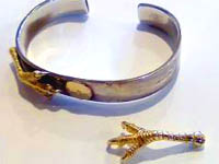 修理リペア＆カスタム037-ゴローズ・金爪・平打ち・ブレスバングル・金