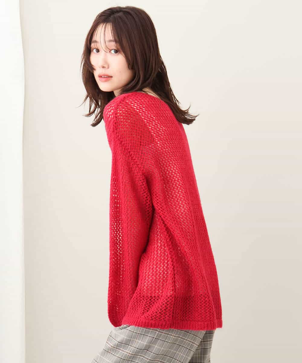 モヘアメッシュニット/洗える(ニット・セーター) | MK MICHEL KLEIN(MK