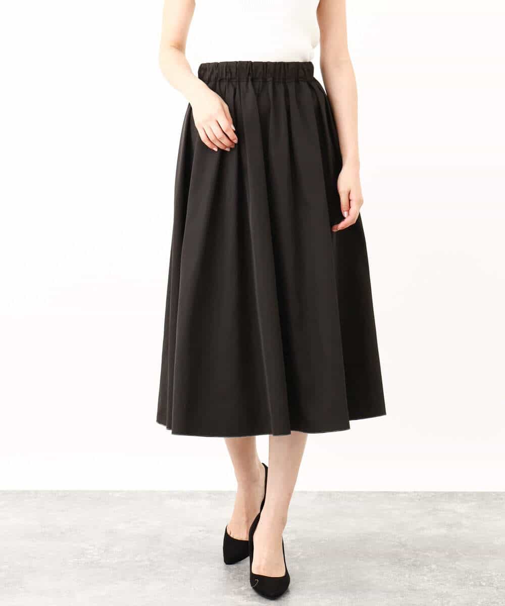 リバーシブルチェックスカート/洗える(ミモレ丈スカート) | MK MICHEL