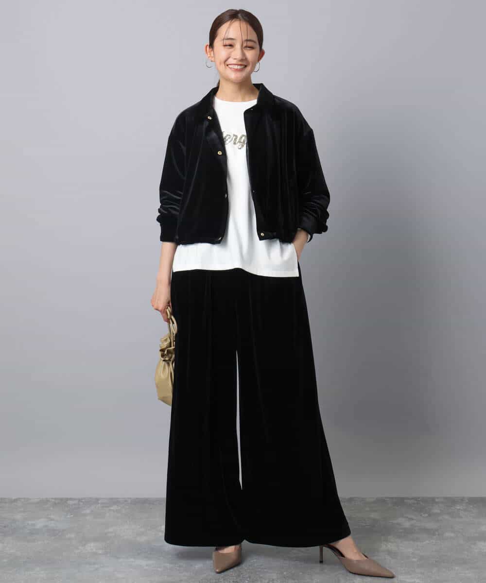 刺繍ロゴデザイン コットンロンT/洗える(カットソー・Tシャツ) | MK