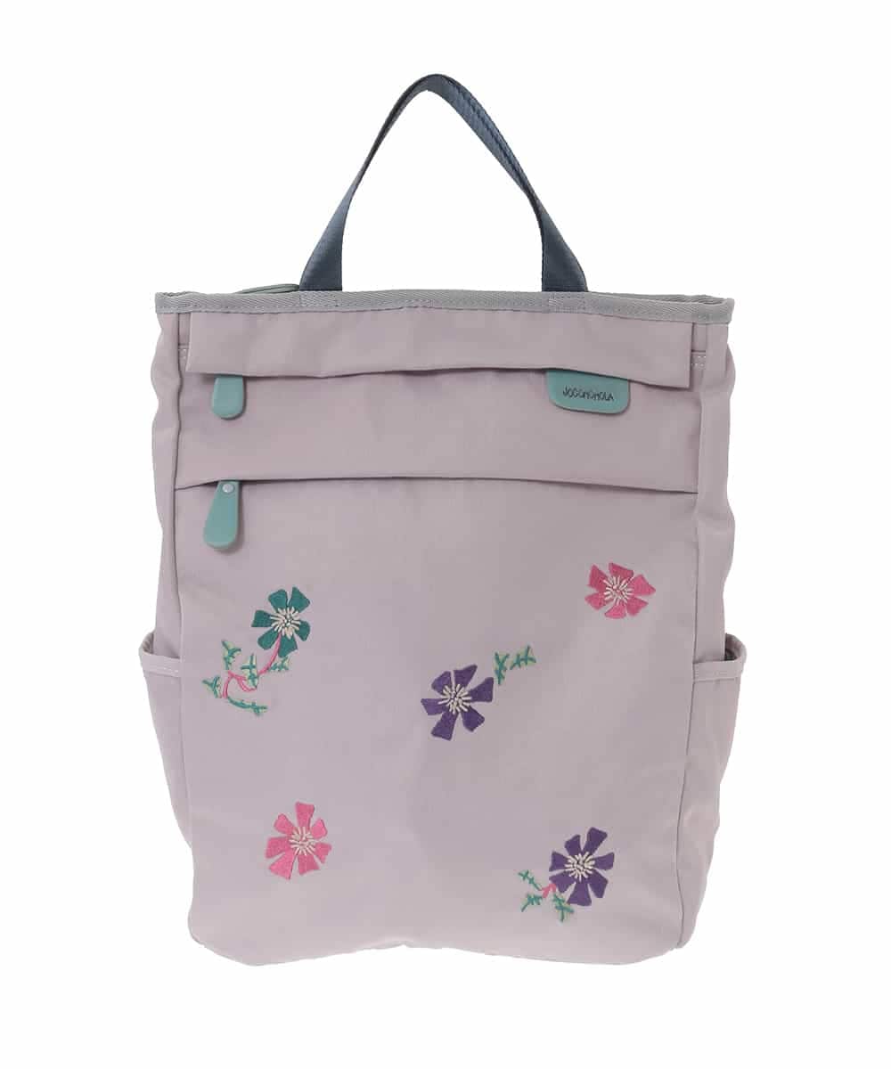 フラワー刺繍トートリュック(バックパック・リュック) | Jocomomola