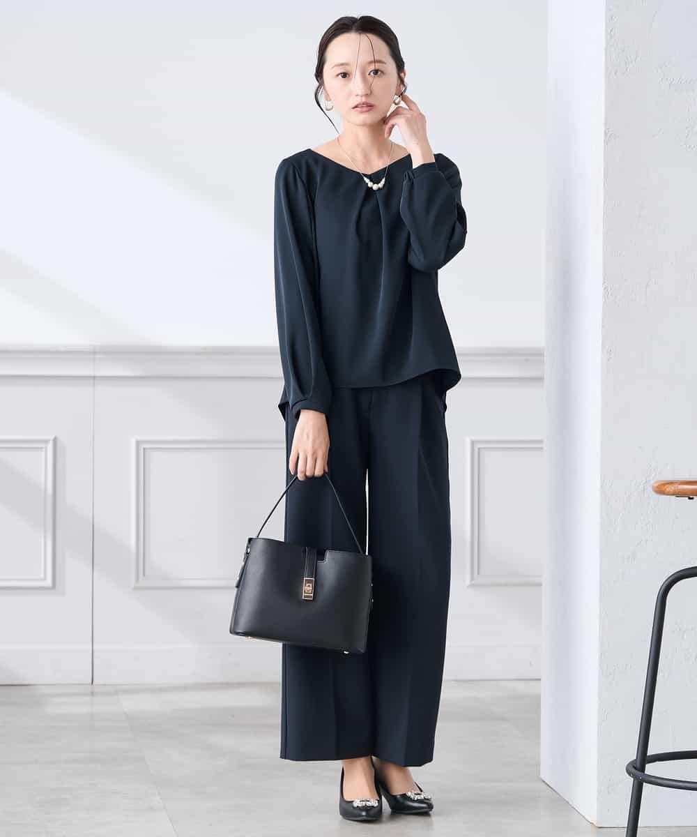 低身長サイズ】【洗える/ストレッチ/セットアップ対応】ダブルクロス