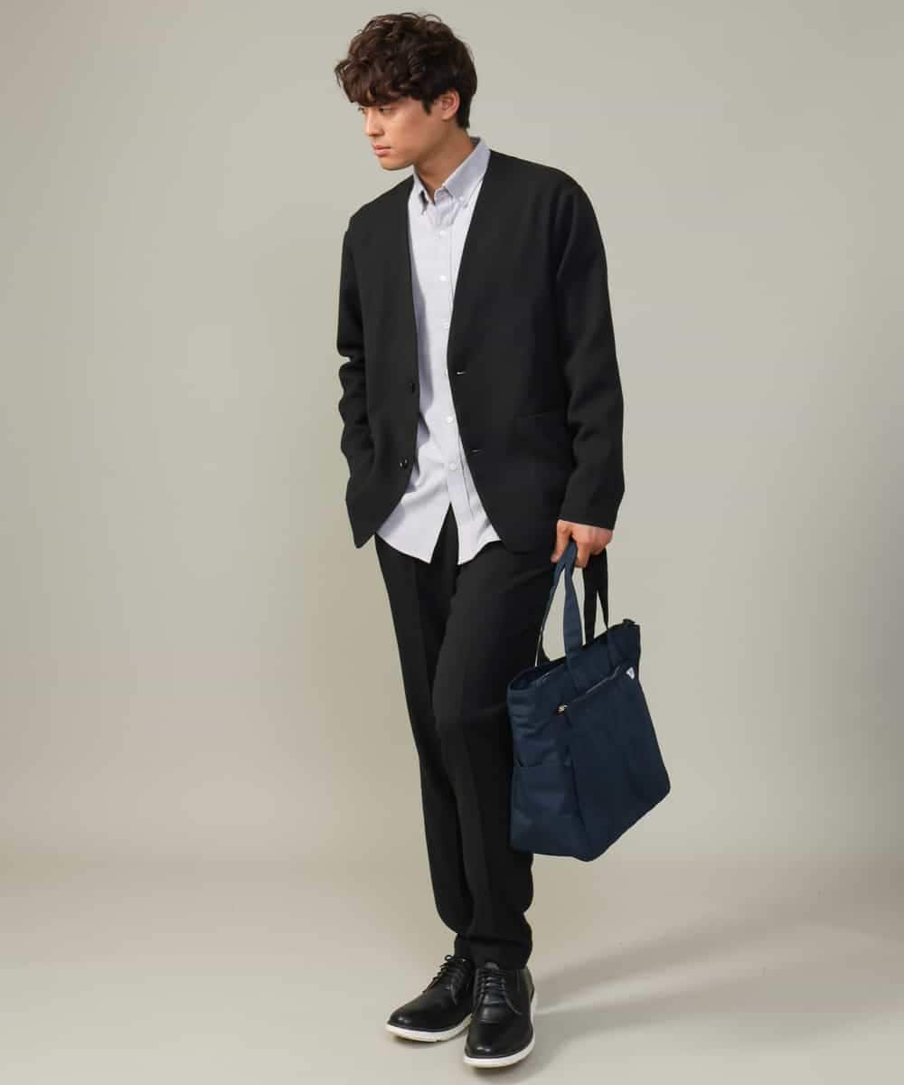 ON/OFF兼用】スマートツイードノーカラージャケット(セットアップ可