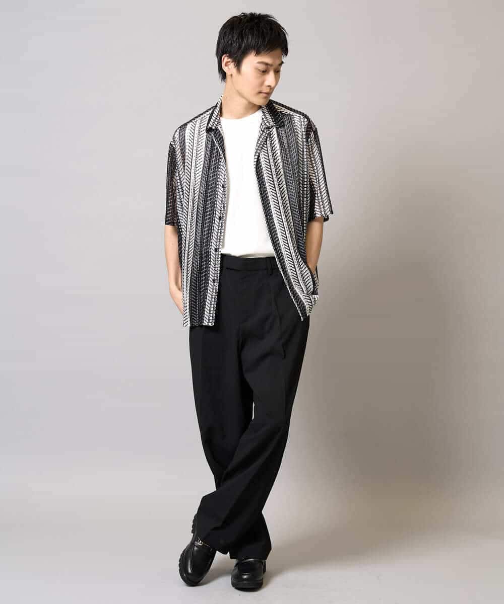 速乾/イージーケア】2タックワイドイージースラックス【夏リライト