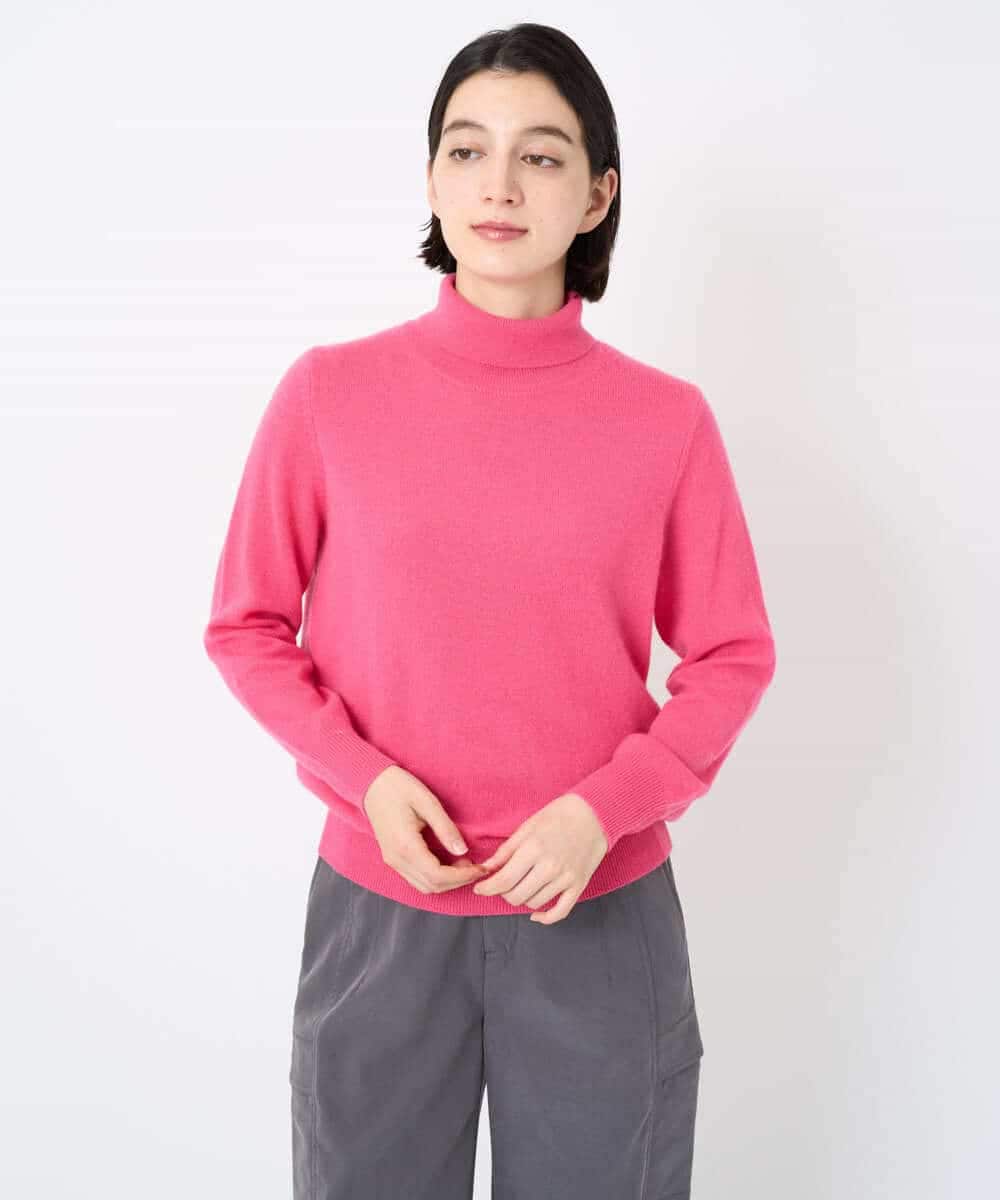 タートルネックカシミヤニット(ニット・セーター) | Maison de CINQ